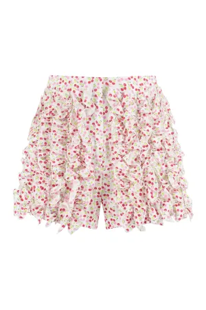 MSGM Cherry Print Mini Short