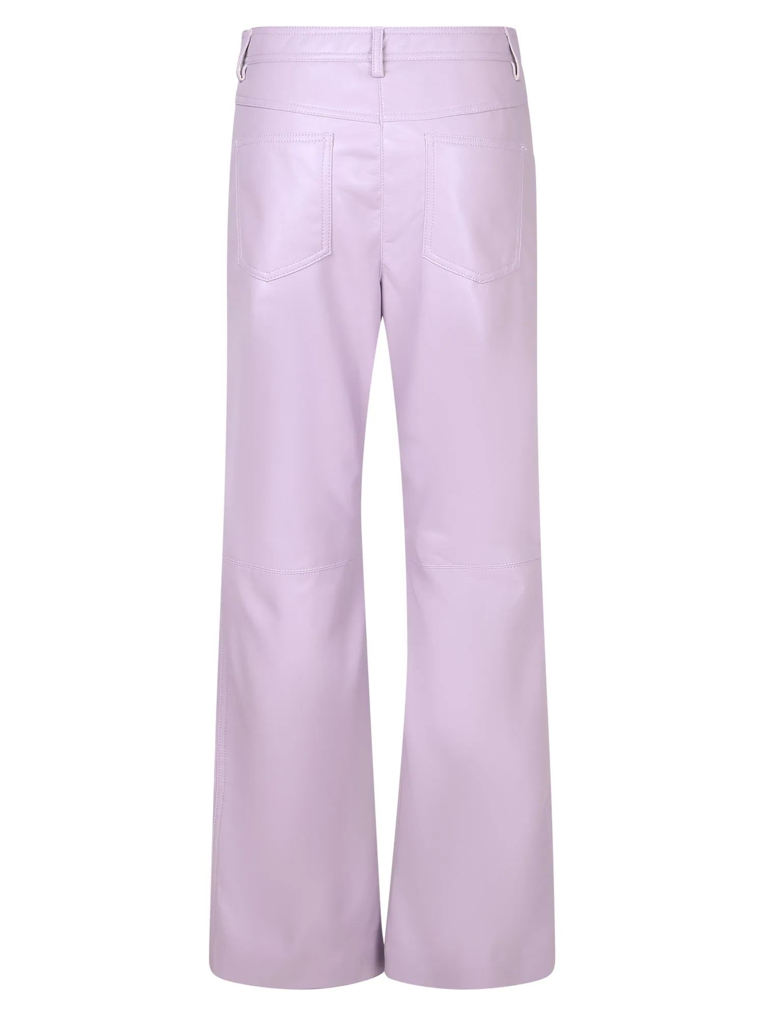 MSGM High-Waisted Straight Leg Trousers