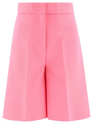 MSGM High-Waisted Thigh-Length Shorts