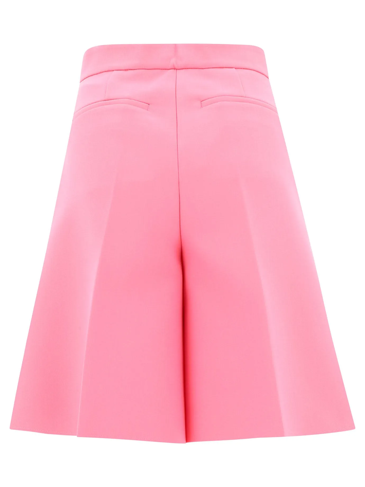 MSGM High-Waisted Thigh-Length Shorts