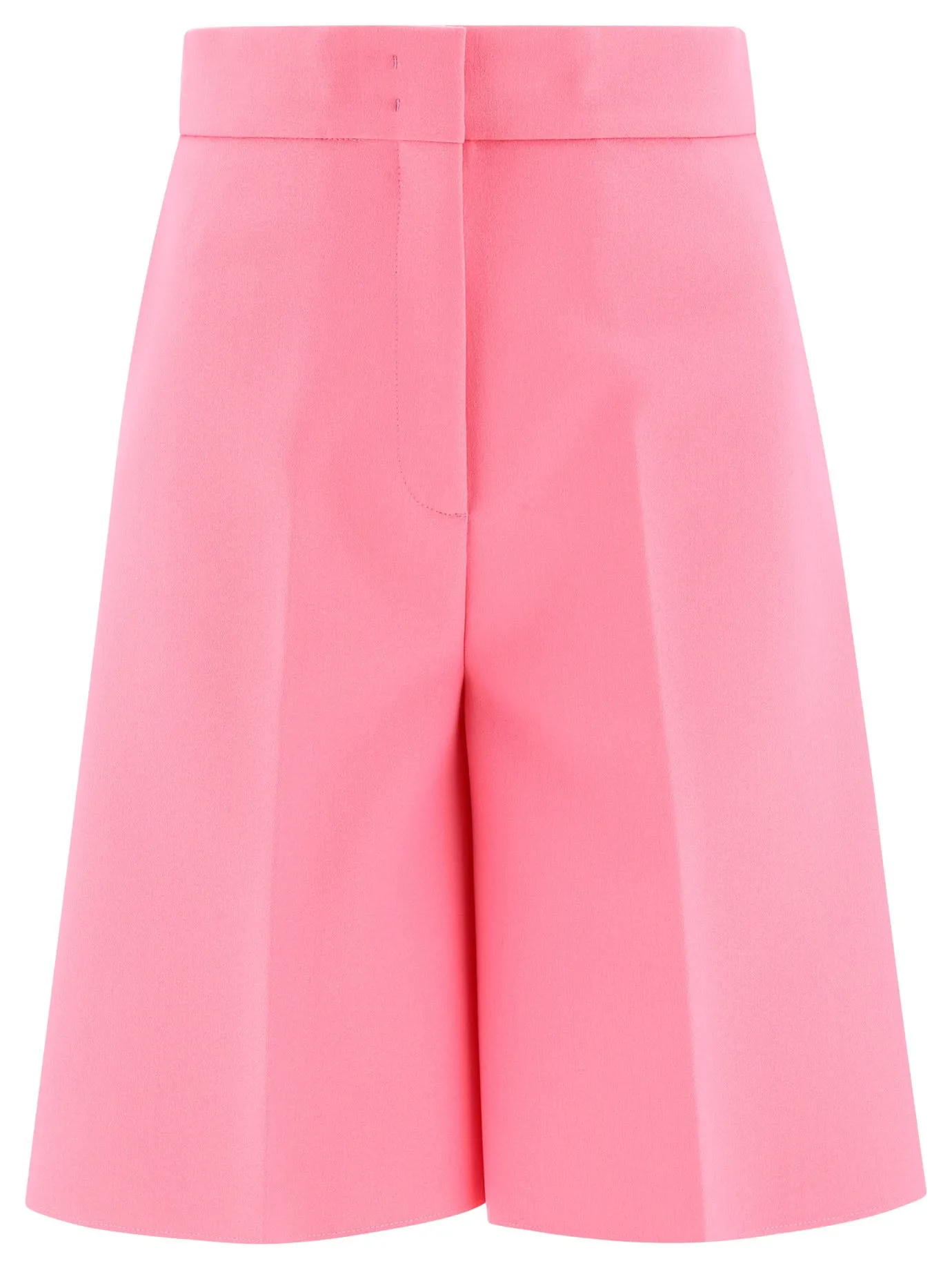 MSGM High-Waisted Thigh-Length Shorts
