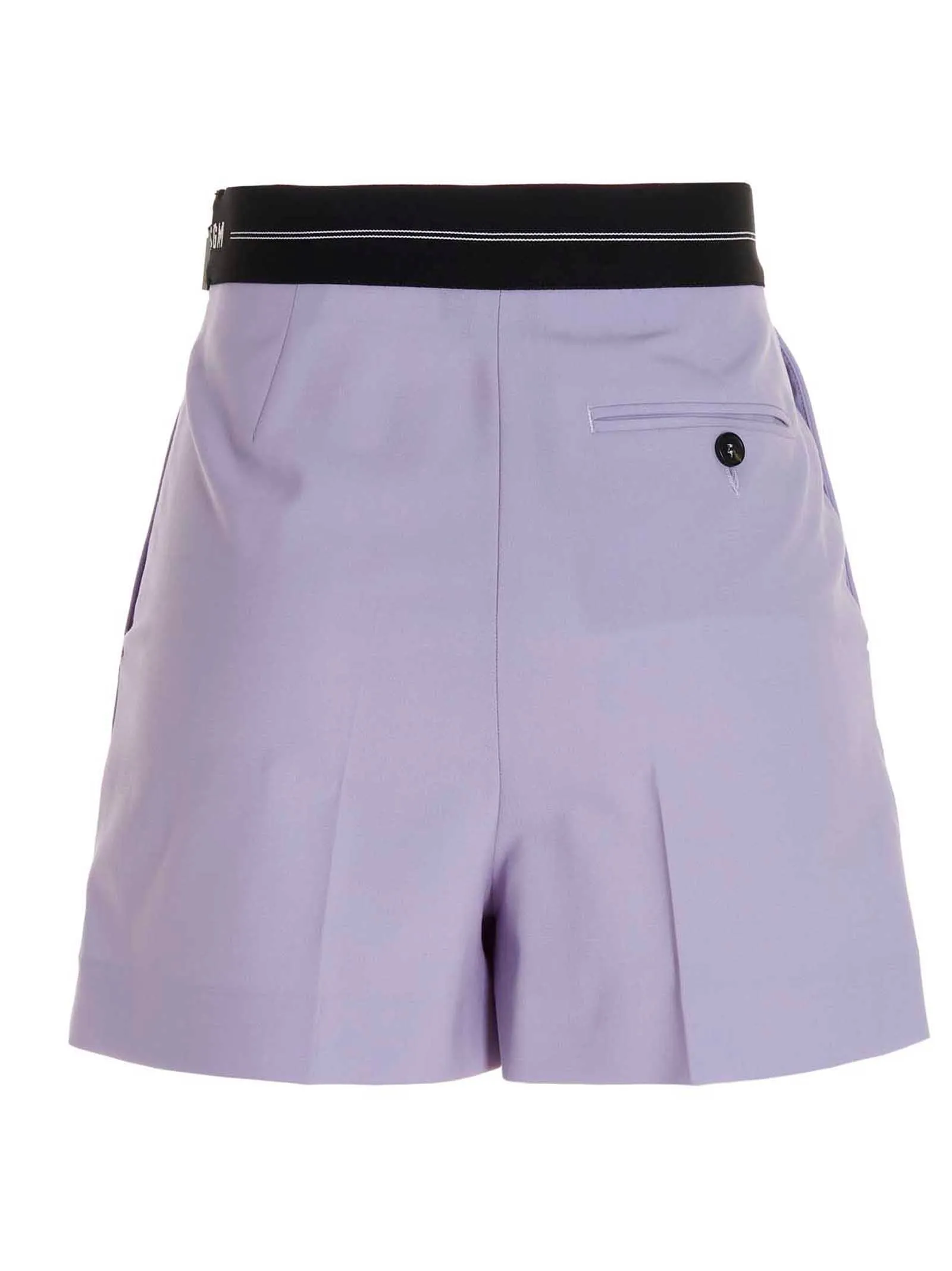 MSGM Logo Detailed Tailored Shorts