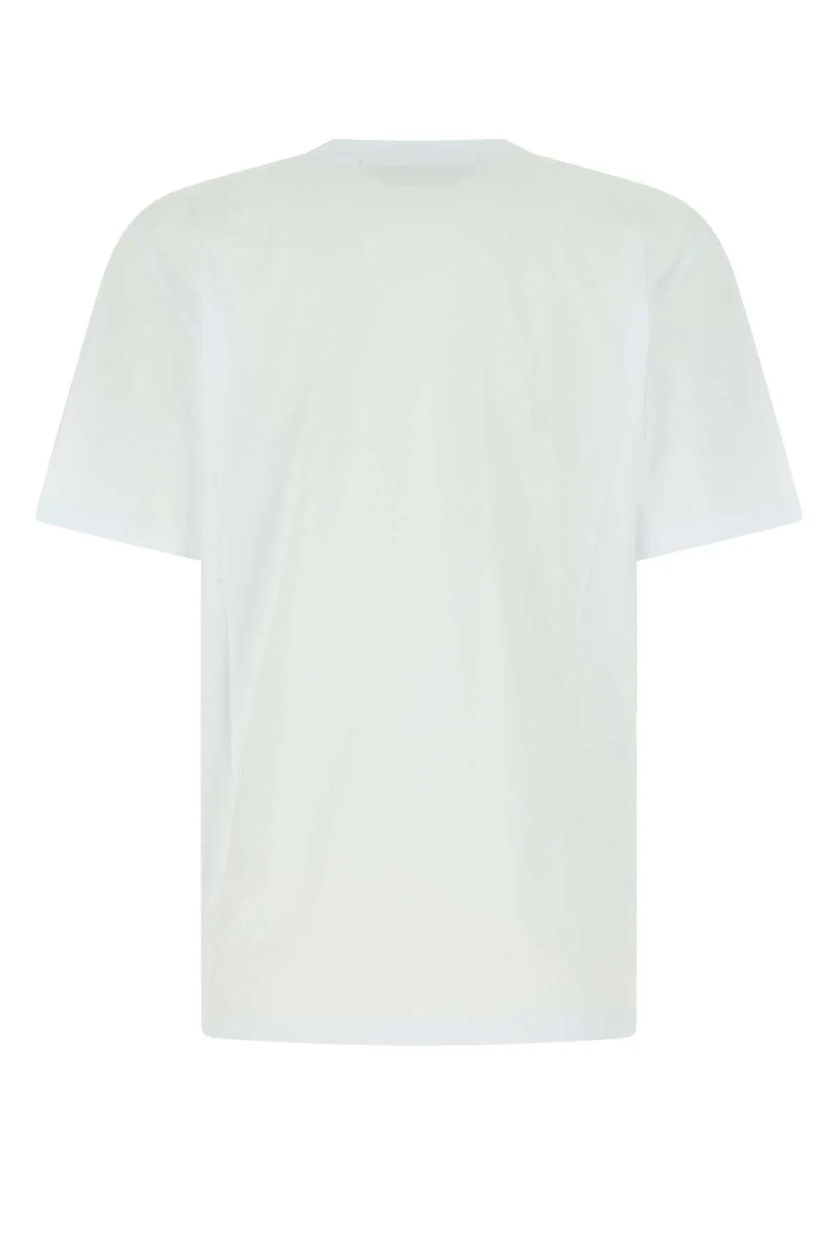 MSGM Logo Embroidered Crewneck T-Shirt