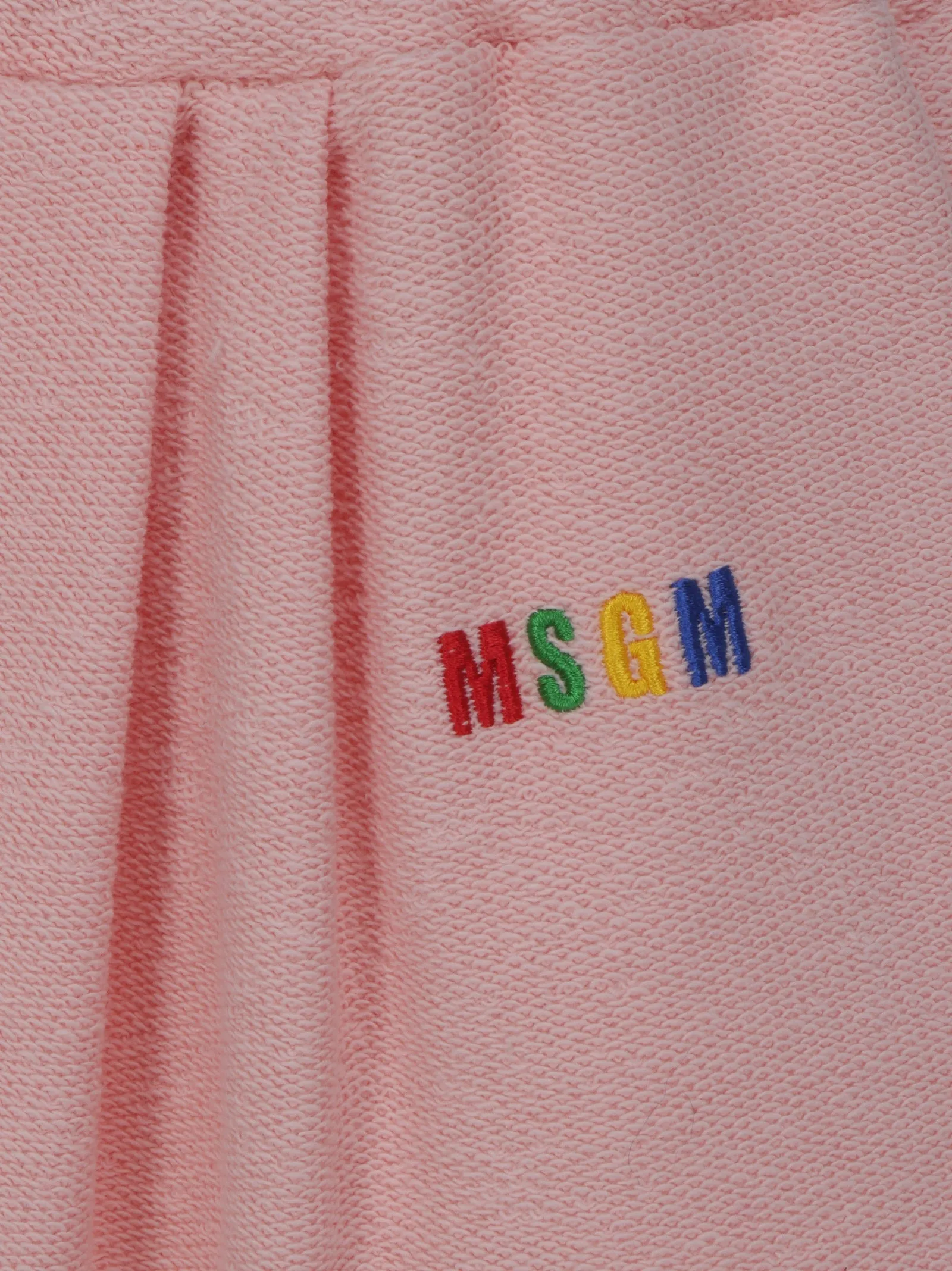 MSGM Logo Embroidered Drawstring Shorts