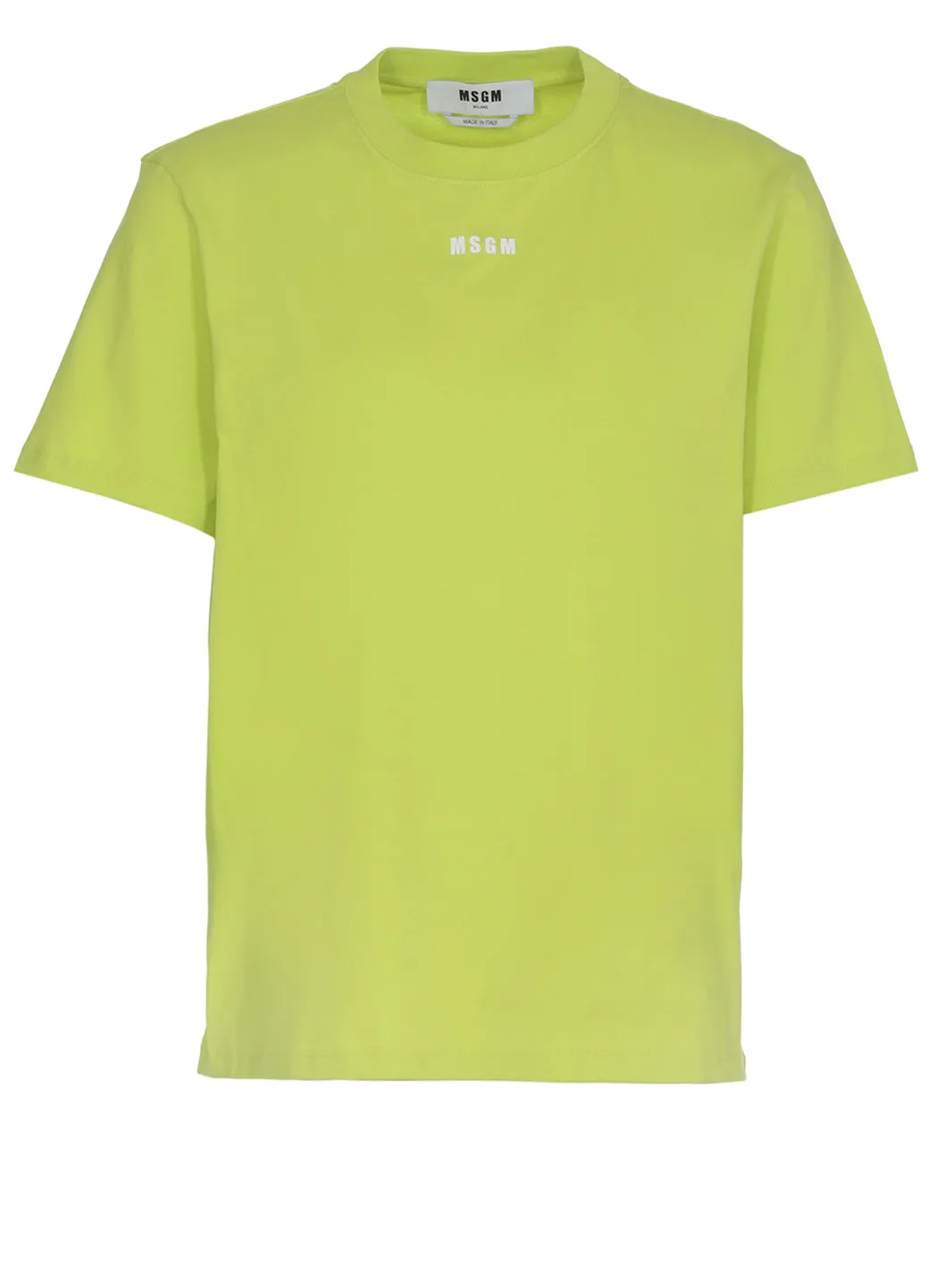 MSGM Logo Print Crewneck T-Shirt