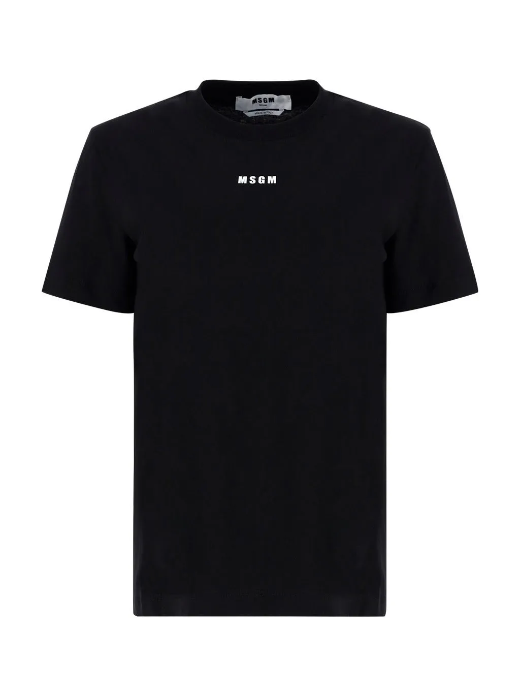 MSGM Logo Printed Crewneck T-Shirt