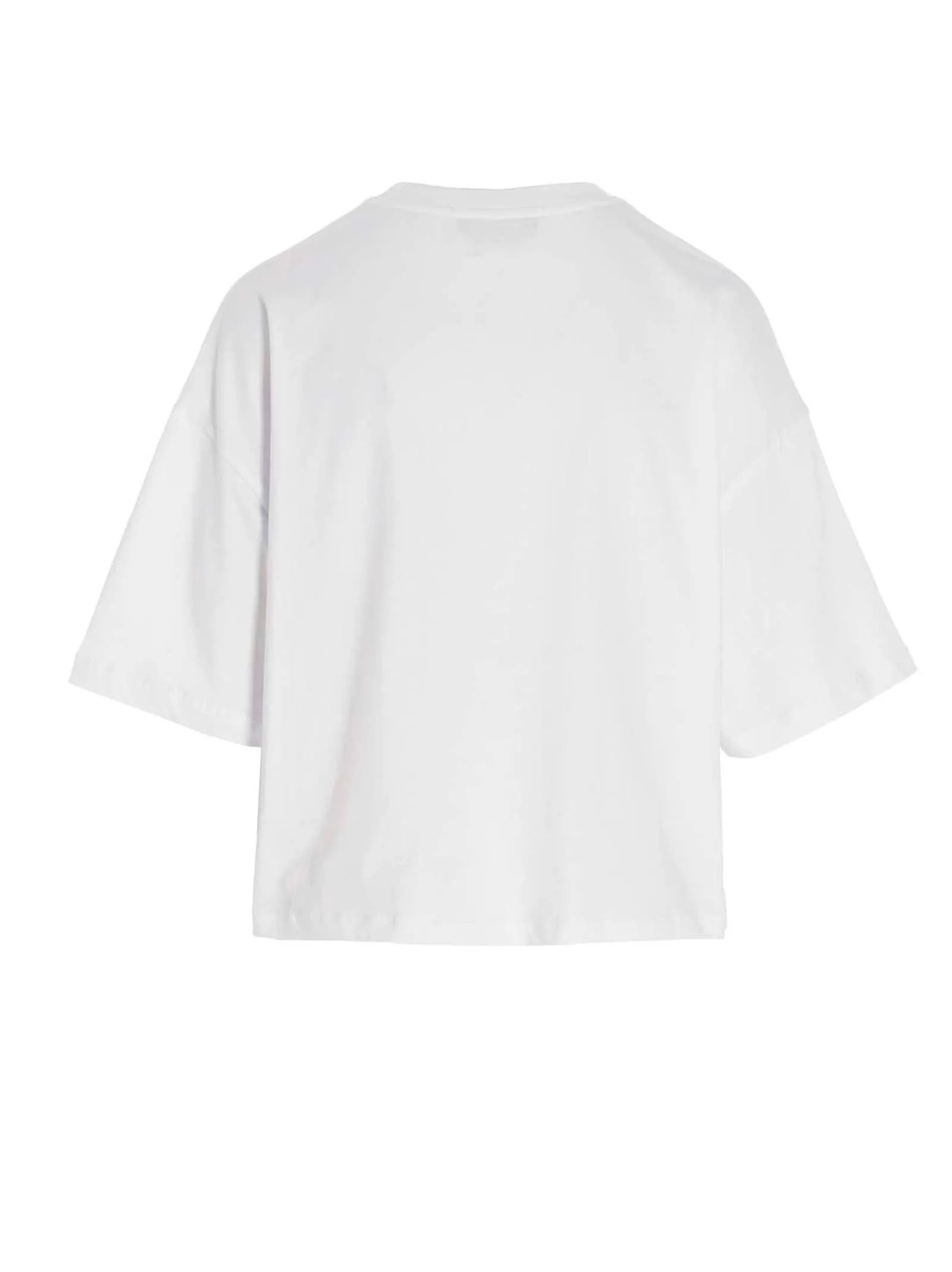 MSGM Logo Printed Crewneck T-Shirt