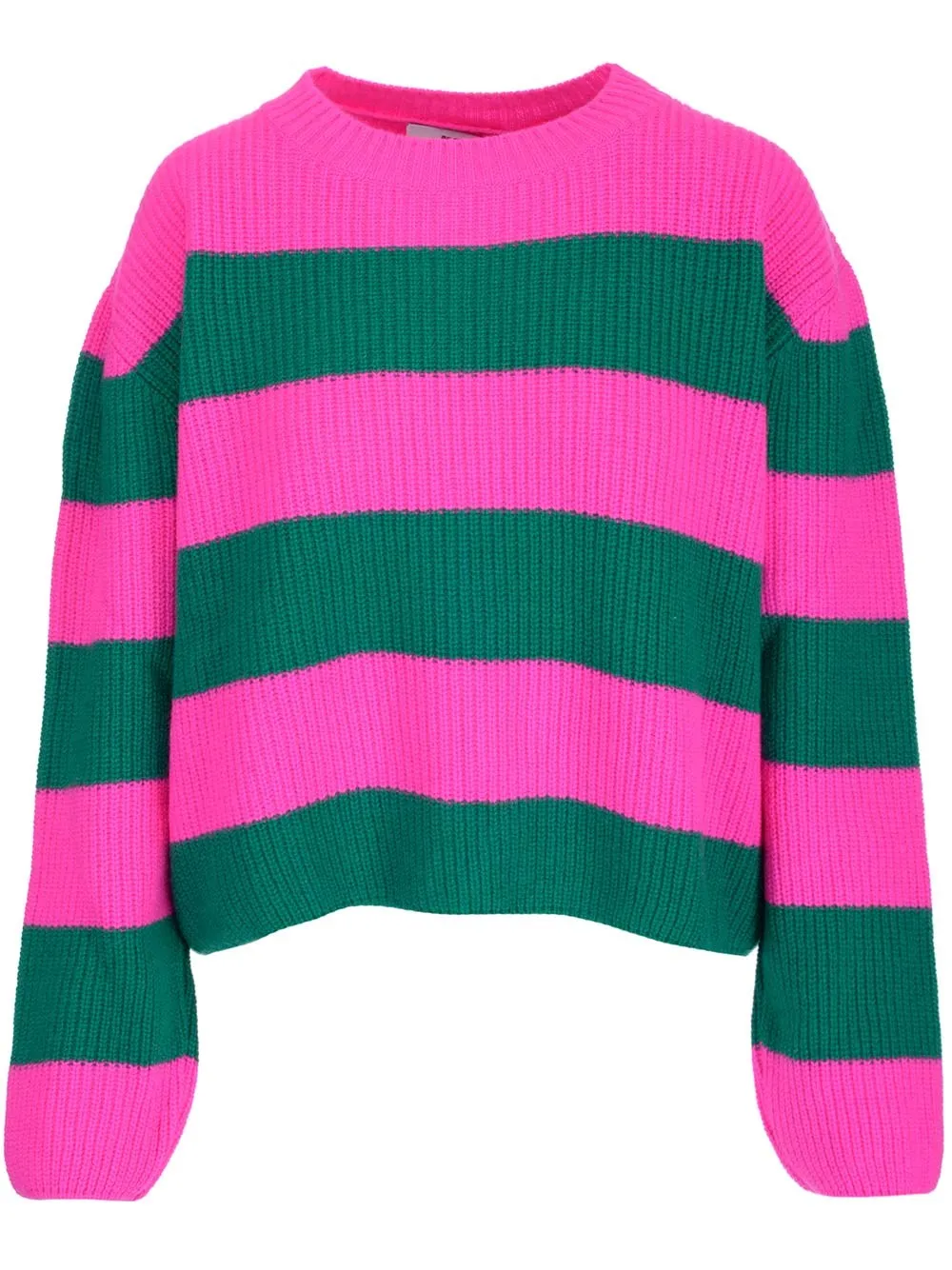 MSGM Striped Crewneck Knit Jumper