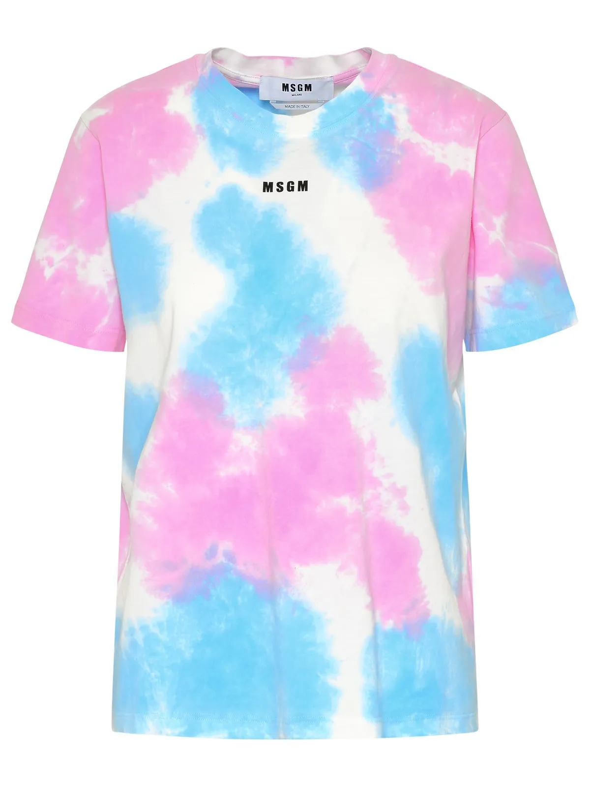 MSGM Tie Tye Effect Crewneck T-Shirt