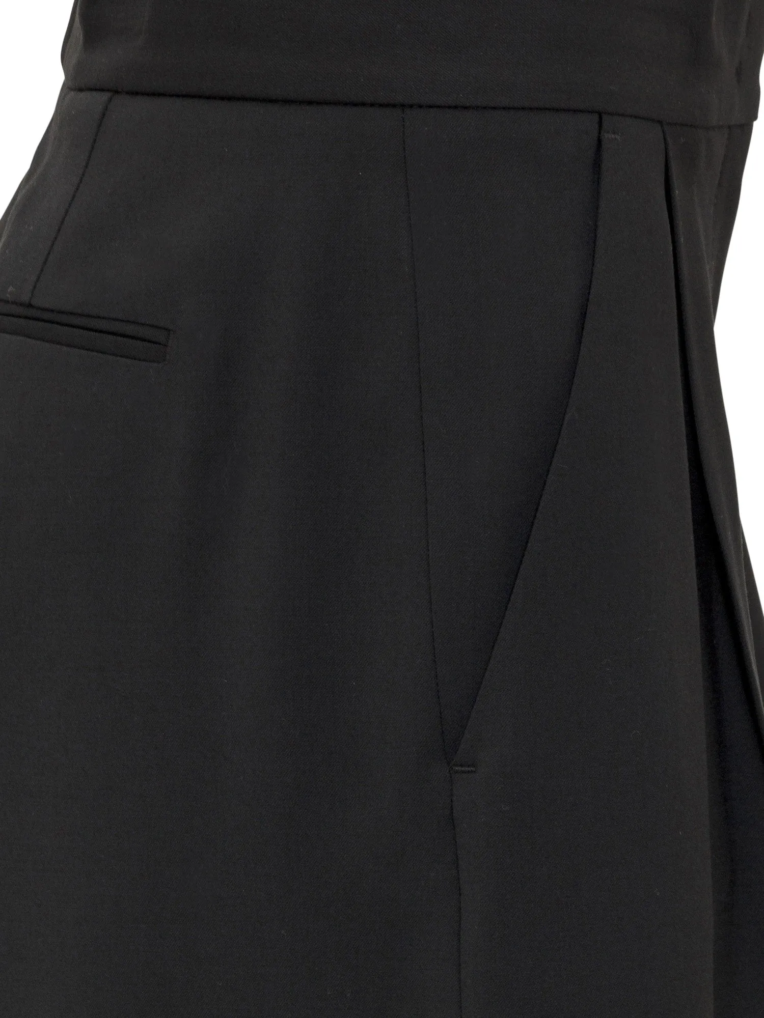 MSGM Wide Leg Bermuda Shorts