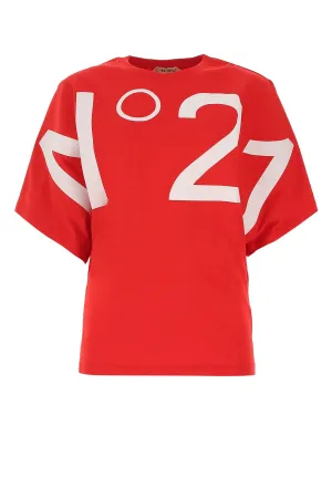 N21 Logo Printed Crewneck T-Shirt