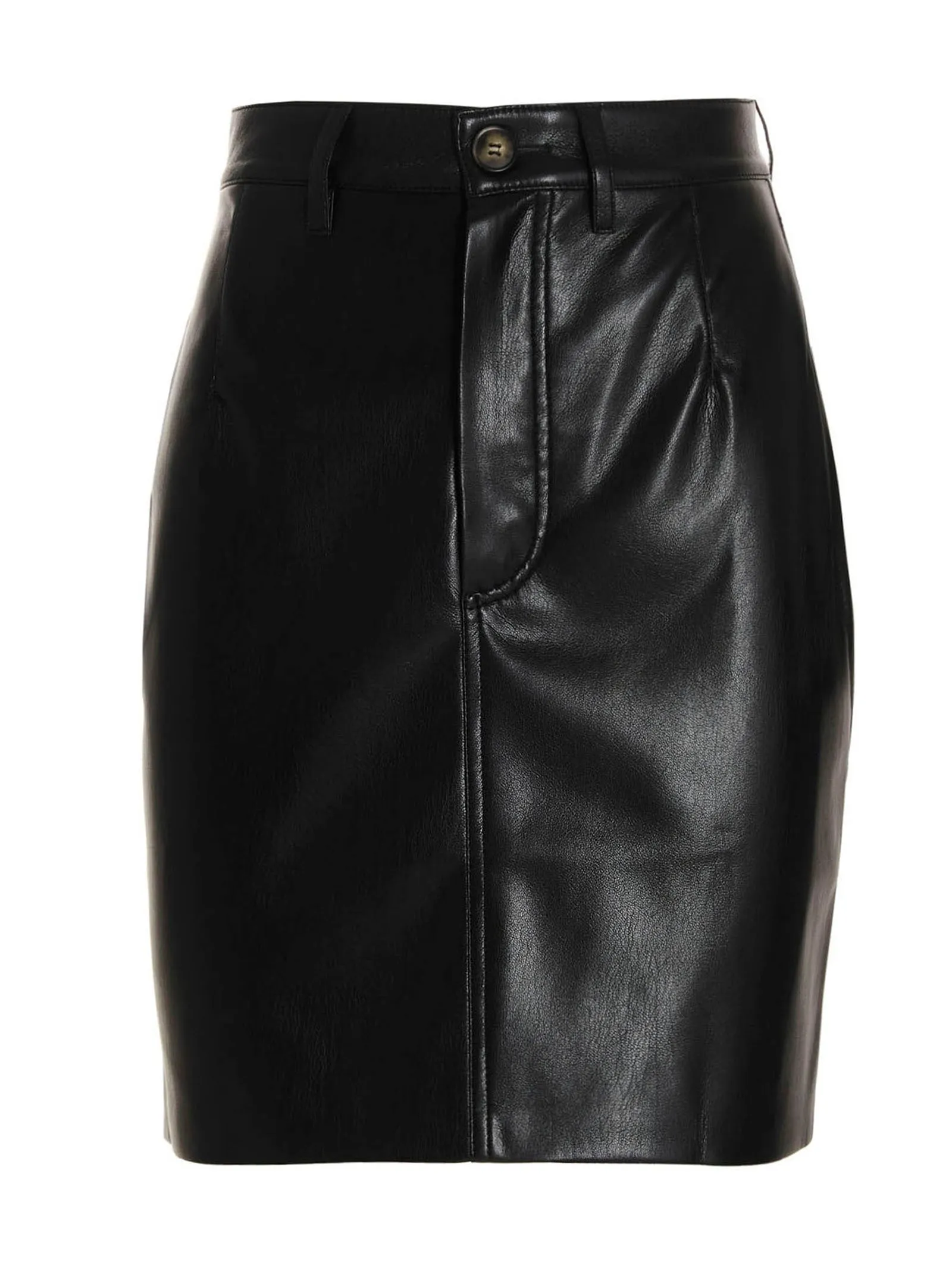 Nanushka Faux Leather High Waist Mini Skirt