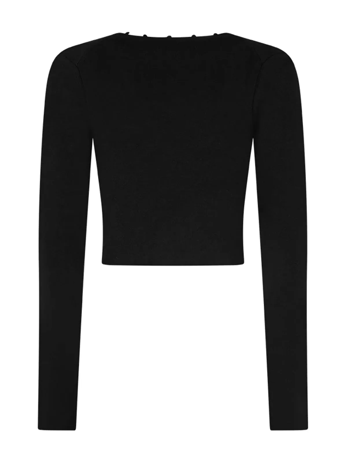 Nanushka V-Neck Button Hole Detailed Top