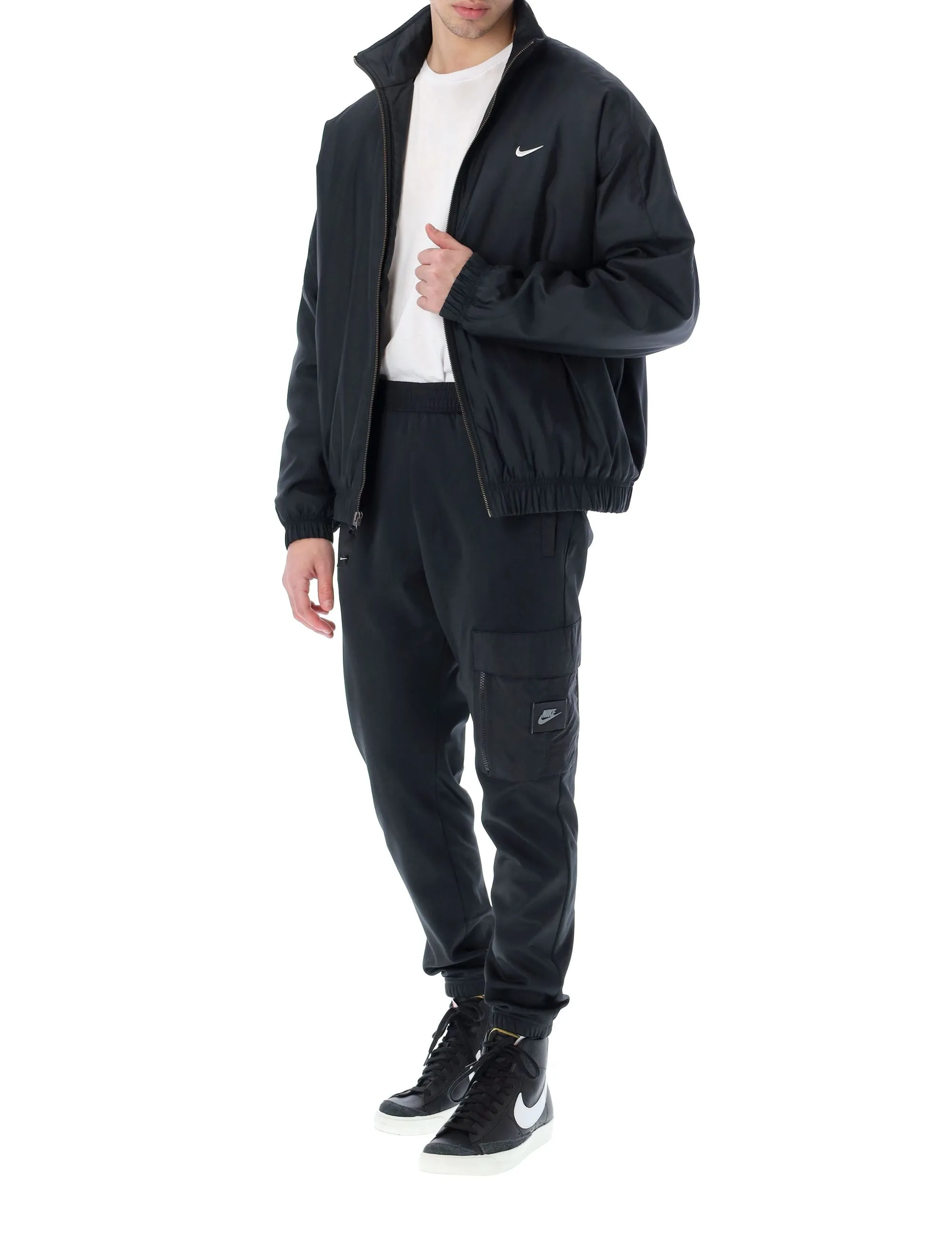 Nike Solo Swoosh Zipped Bomber Jacket