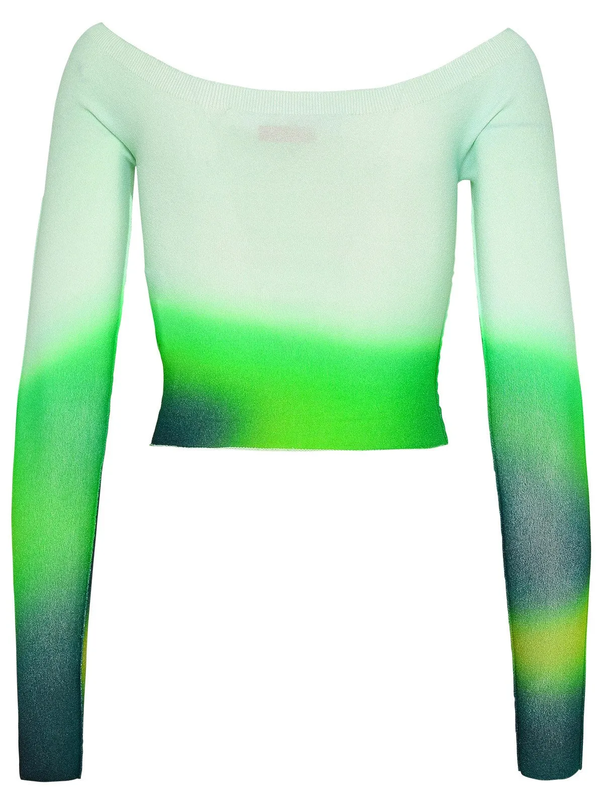 Off-White Blurred Seamless Knit Top