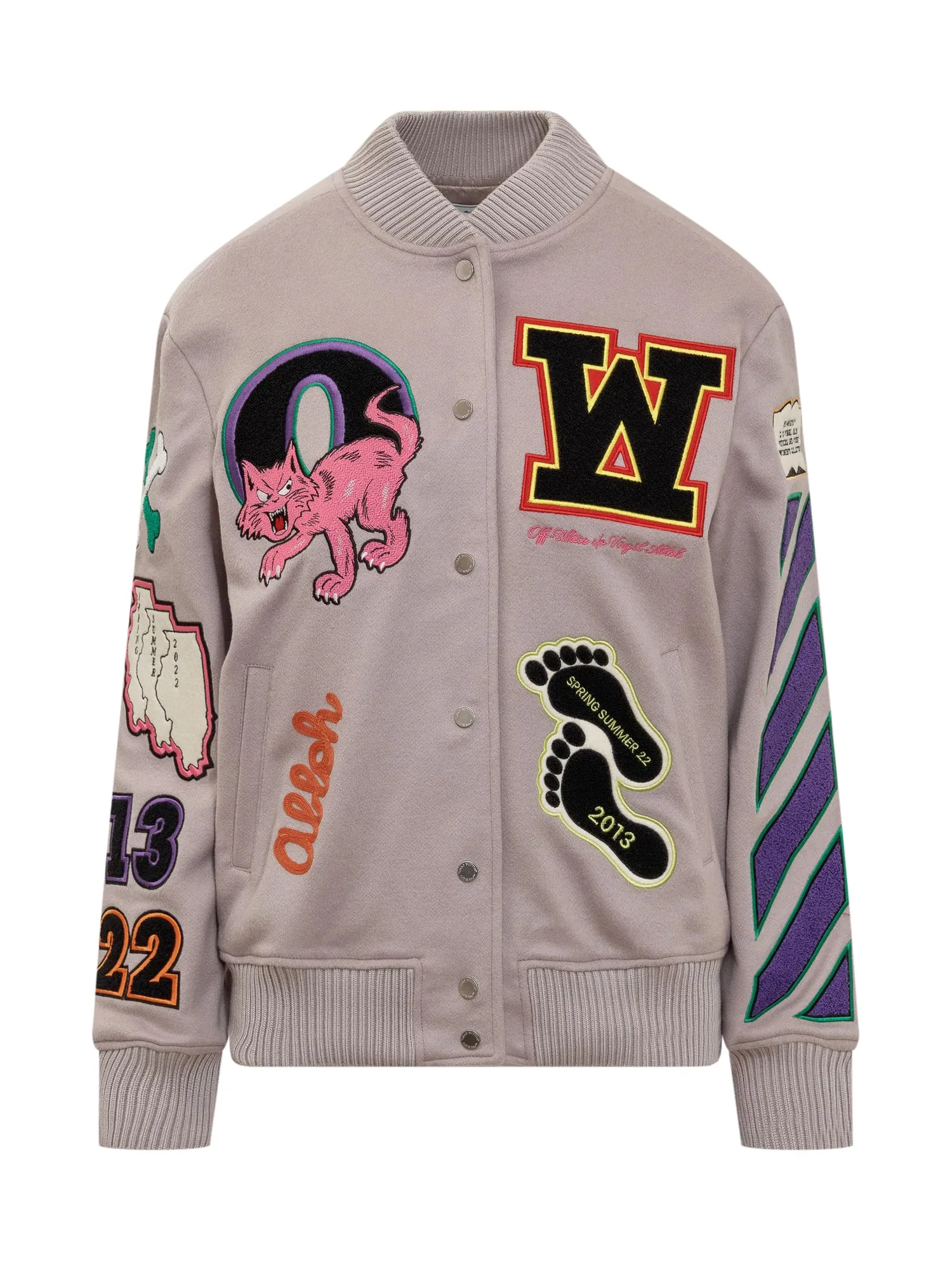 Off-White EMBR Patch Bomber Jacket