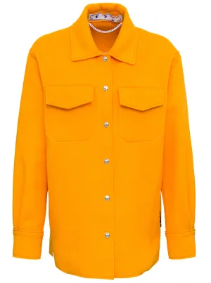 Off-White Flap-Pocket Shirt Jacket