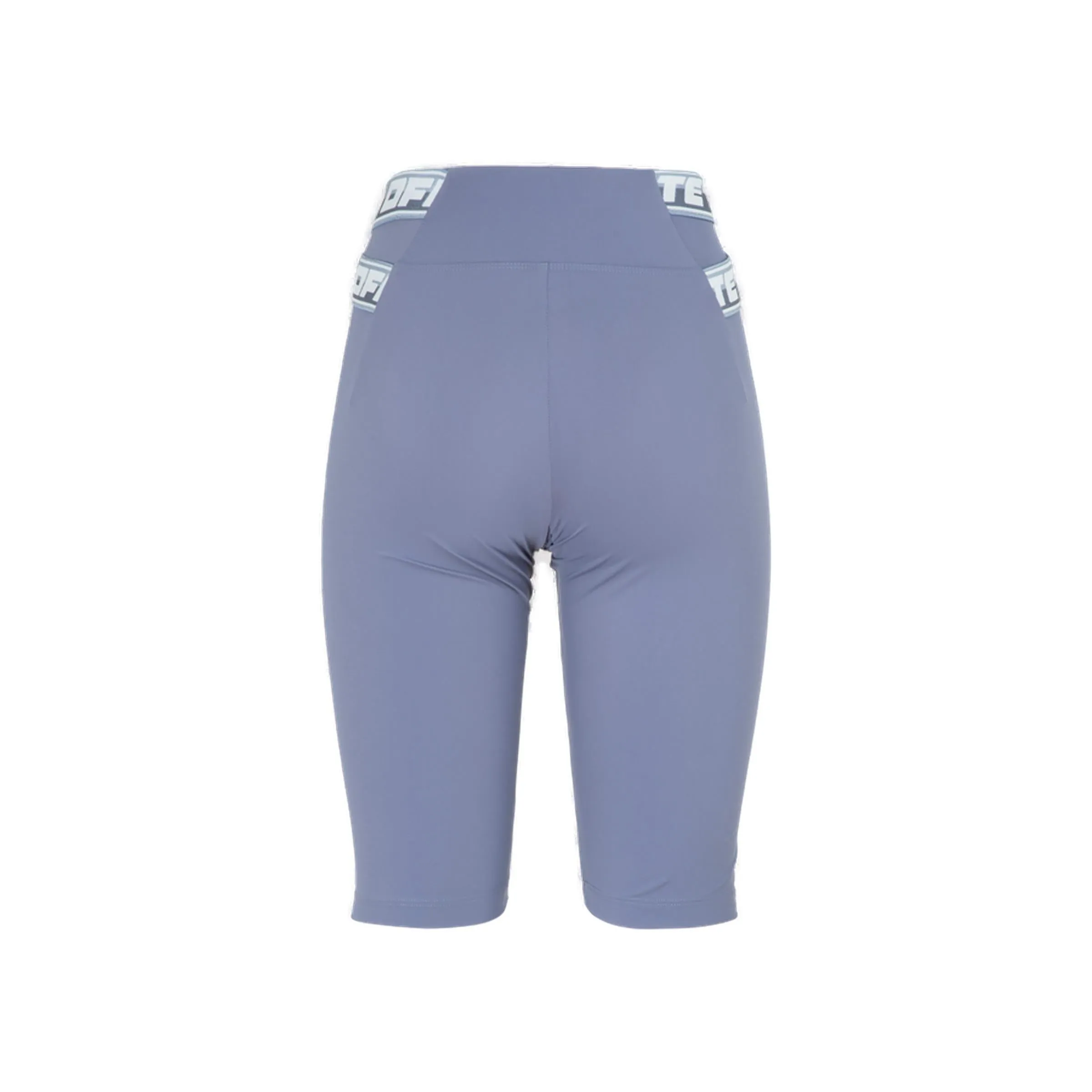 Off-White High Waist Logo-Tape Cycling Shorts