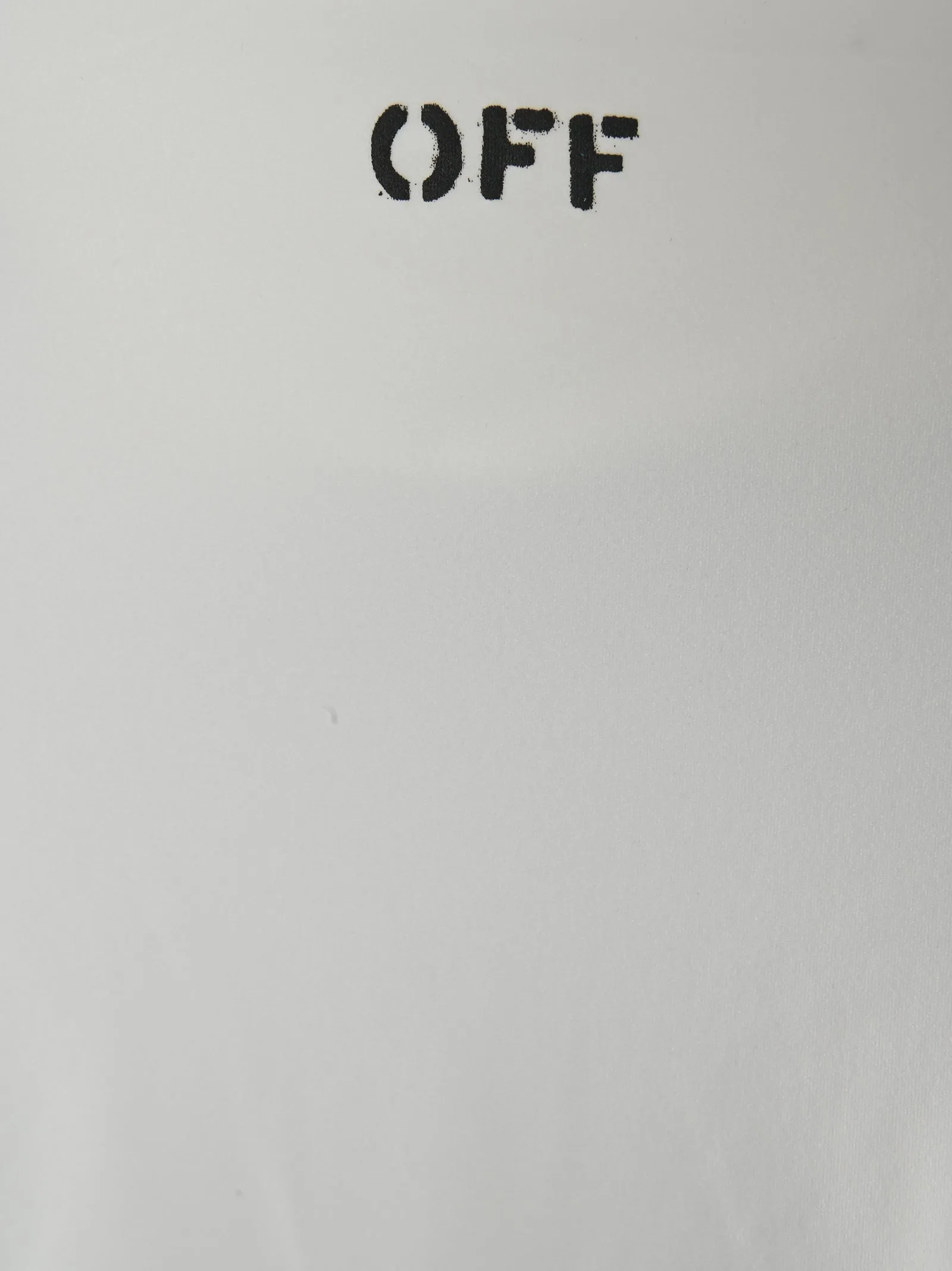 Off-White Logo Print Turtleneck Top