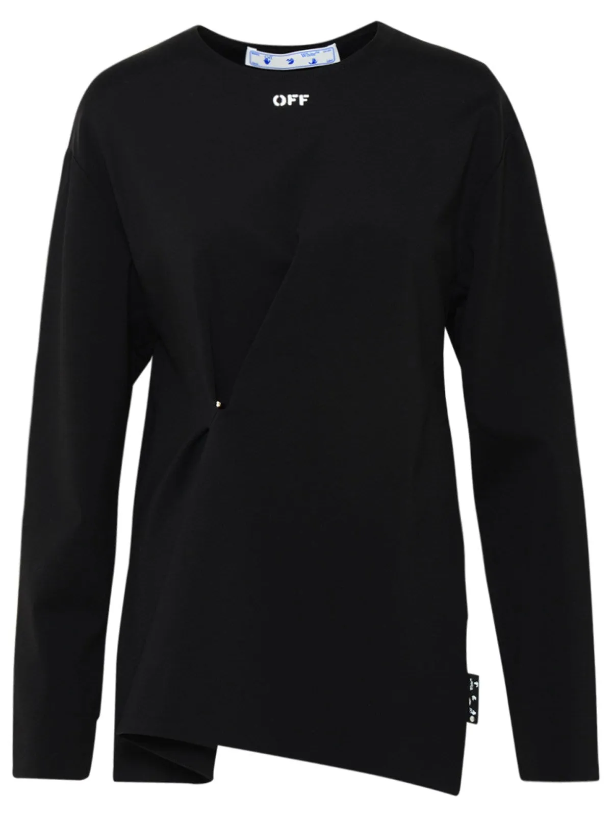 Off-White Logo Printed Pin Detail Top