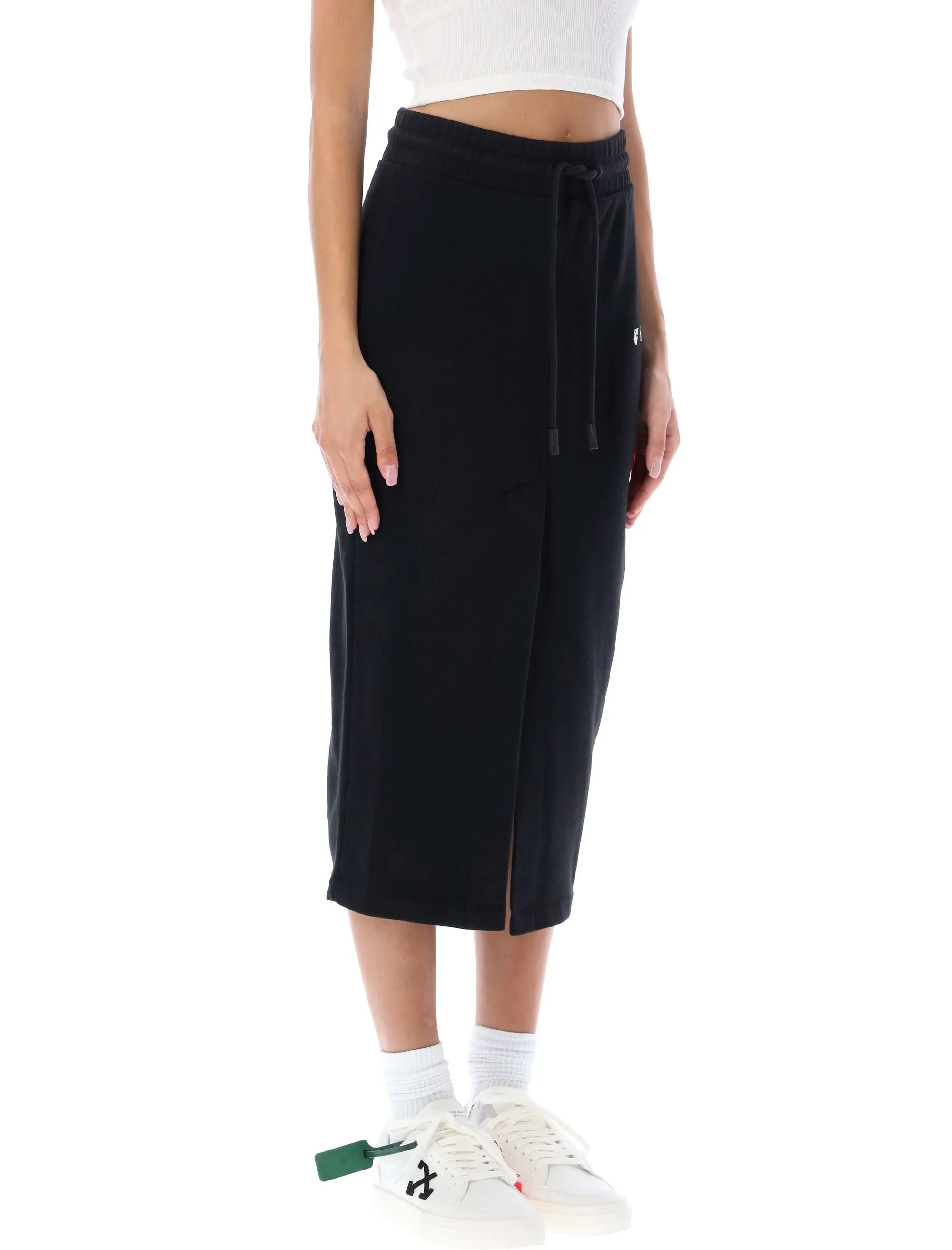 Off-White Swimming-Man Cut-Out High Waist Skirt