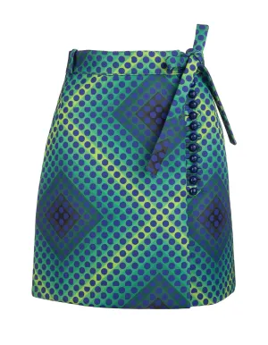 Paco Rabanne Bow Detailed Straight Skirt