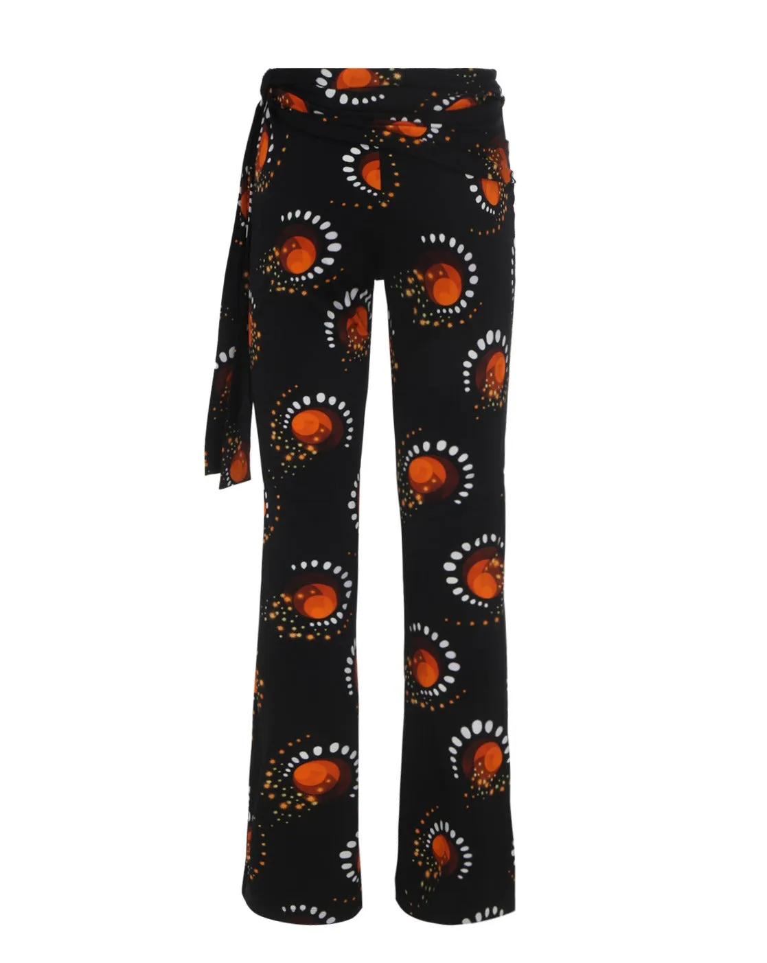 Paco Rabanne Graphic Printed Mid-Rise Trousers