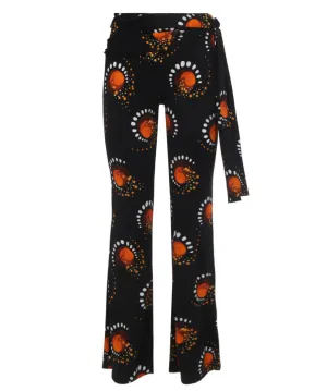 Paco Rabanne Graphic Printed Mid-Rise Trousers
