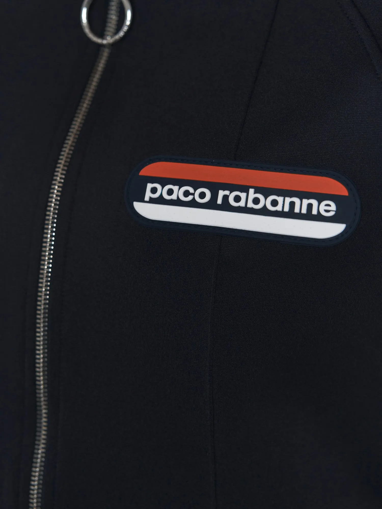 Paco Rabanne Logo Patch Zipped Jacket