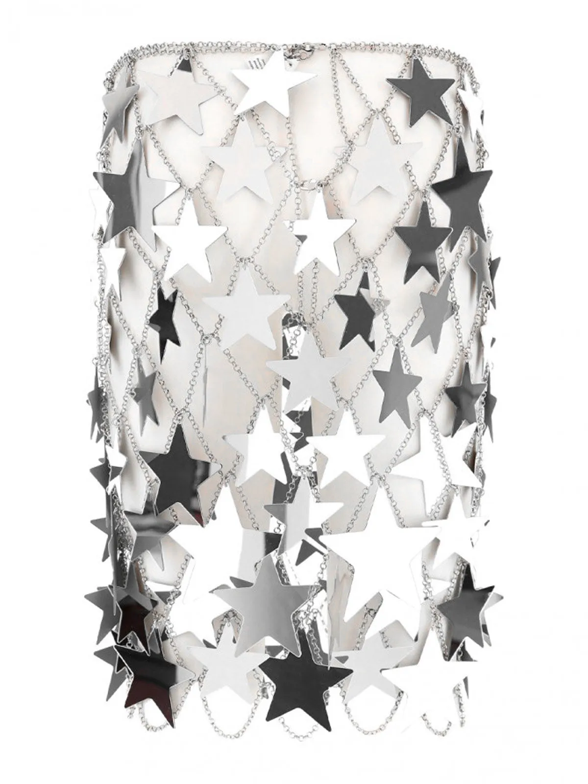 Paco Rabanne Star Embellished Chain-Link Mini Skirt