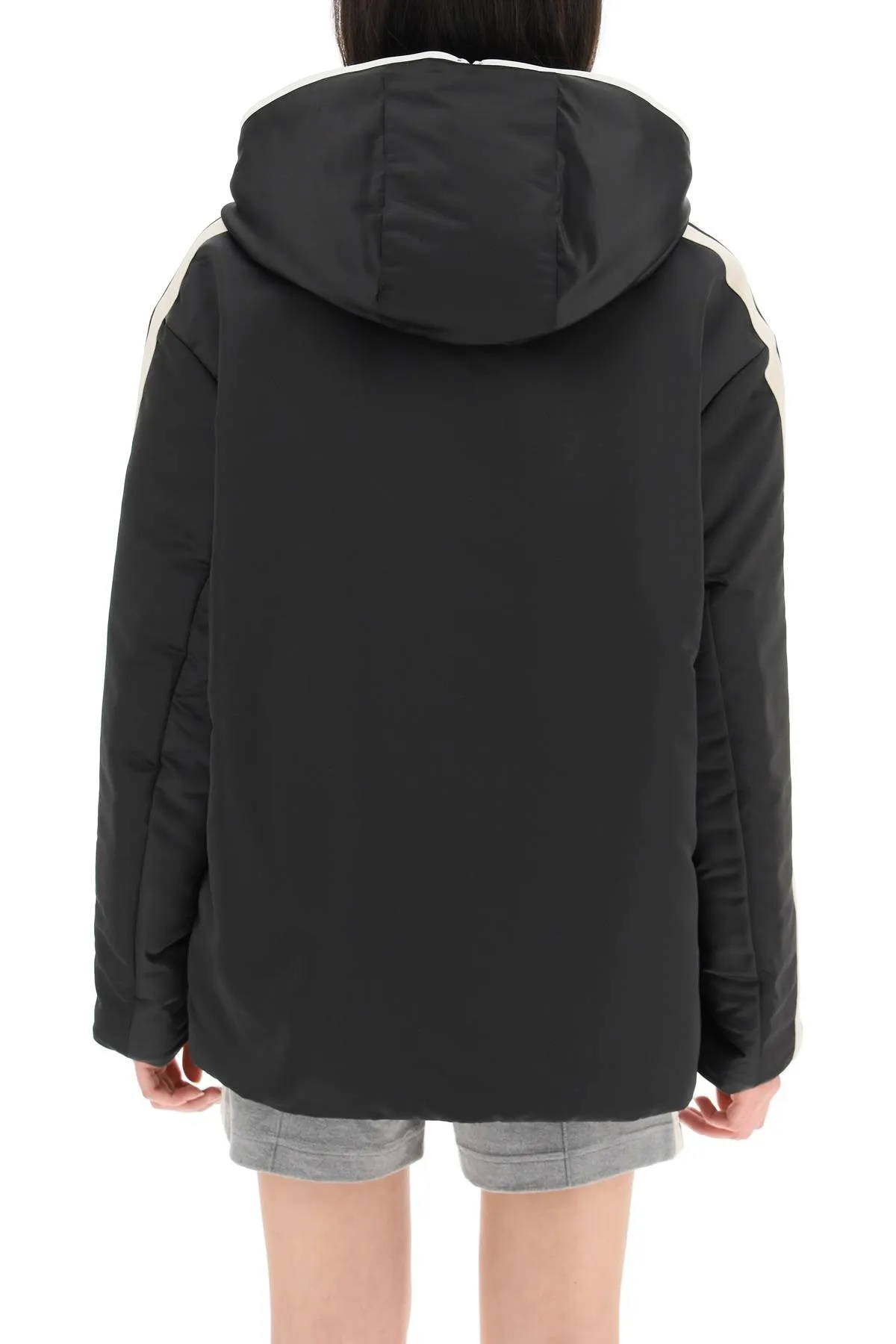 Palm Angels Logo Patch Zip-Up Jacket