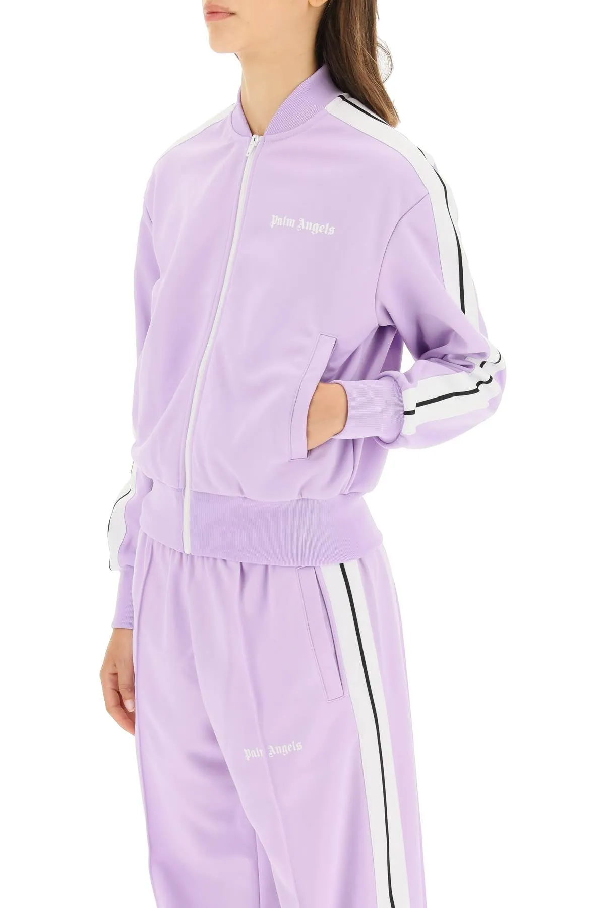Palm Angels Logo Print Track Jacket