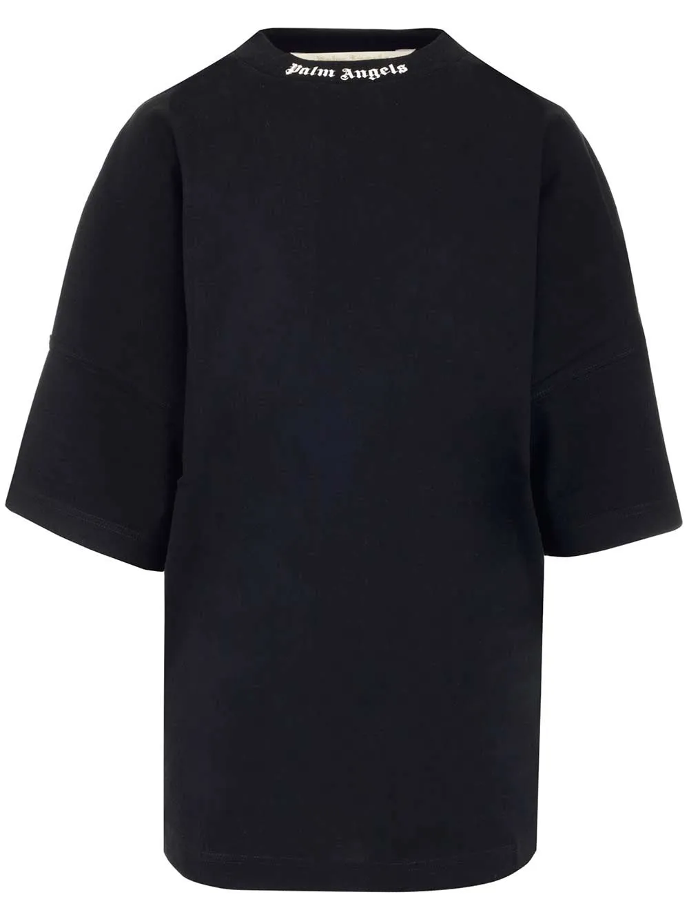 Palm Angels Logo Printed Crewneck T-Shirt