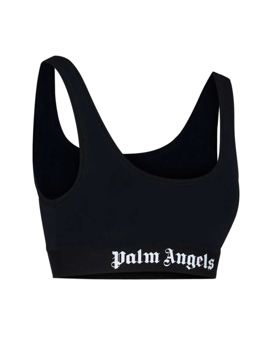 Palm Angels Scoop Neck Cropped Vest Top
