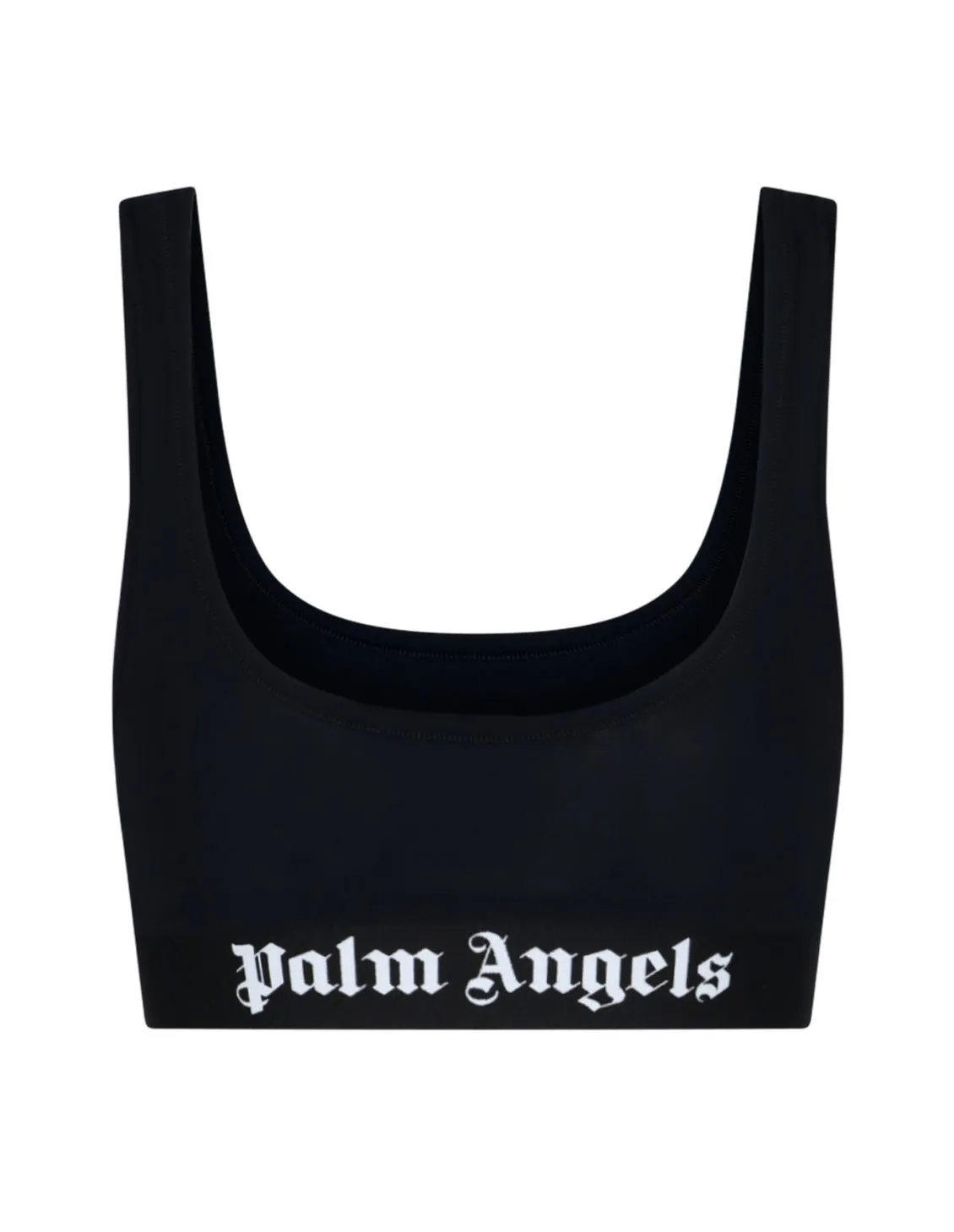 Palm Angels Scoop Neck Cropped Vest Top