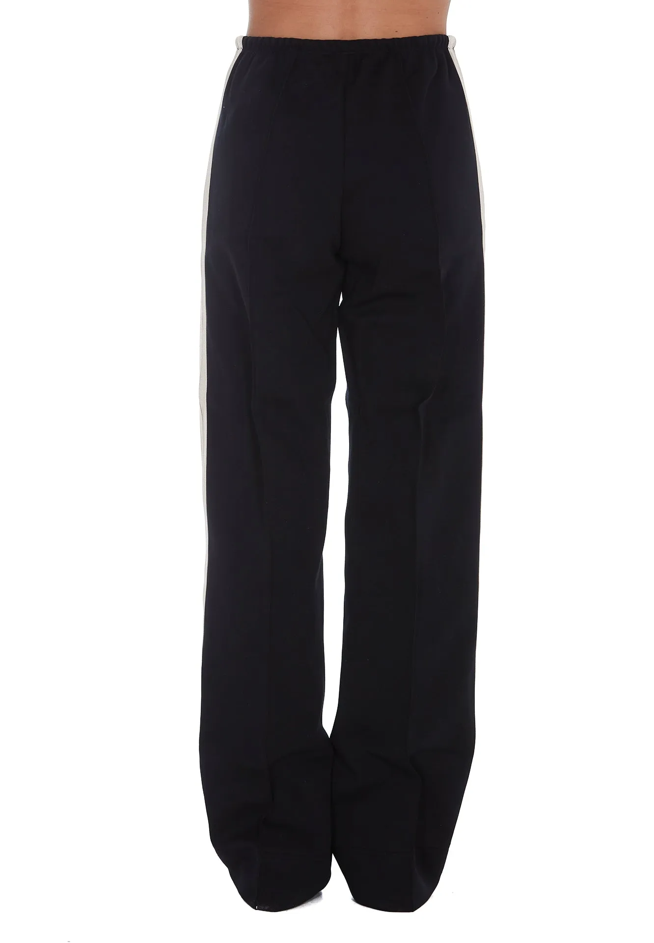 Palm Angels Wide Leg Side Striped Trousers