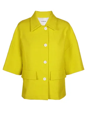 P.A.R.O.S.H. Buttoned Short-Sleeved Jacket