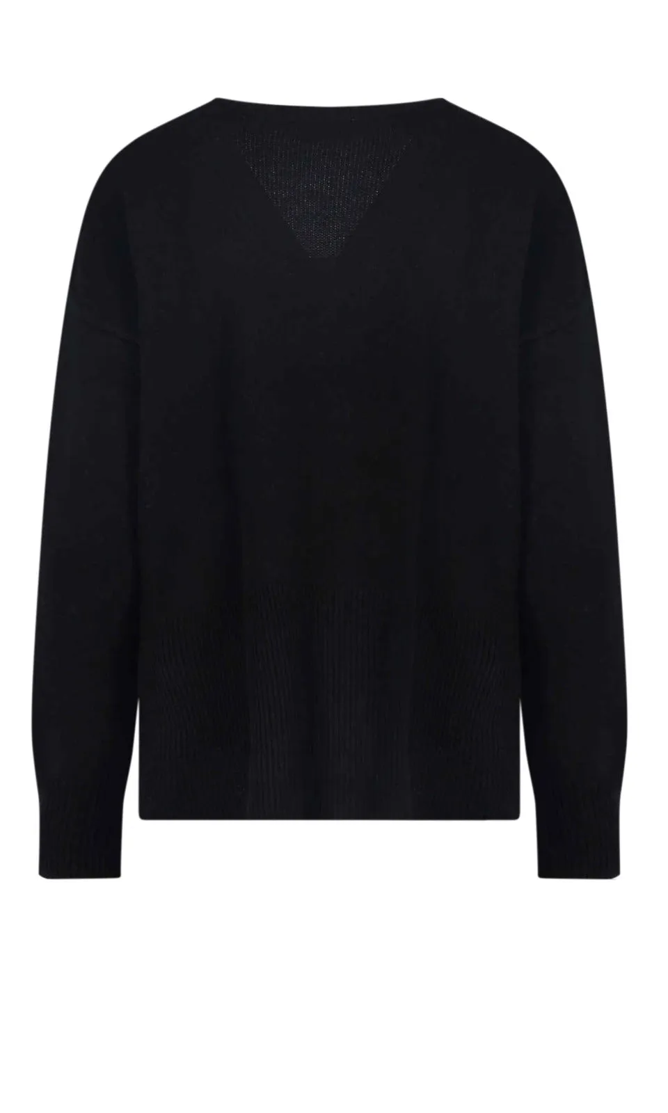P.A.R.O.S.H. Draped Straight Hem Knit Jumper