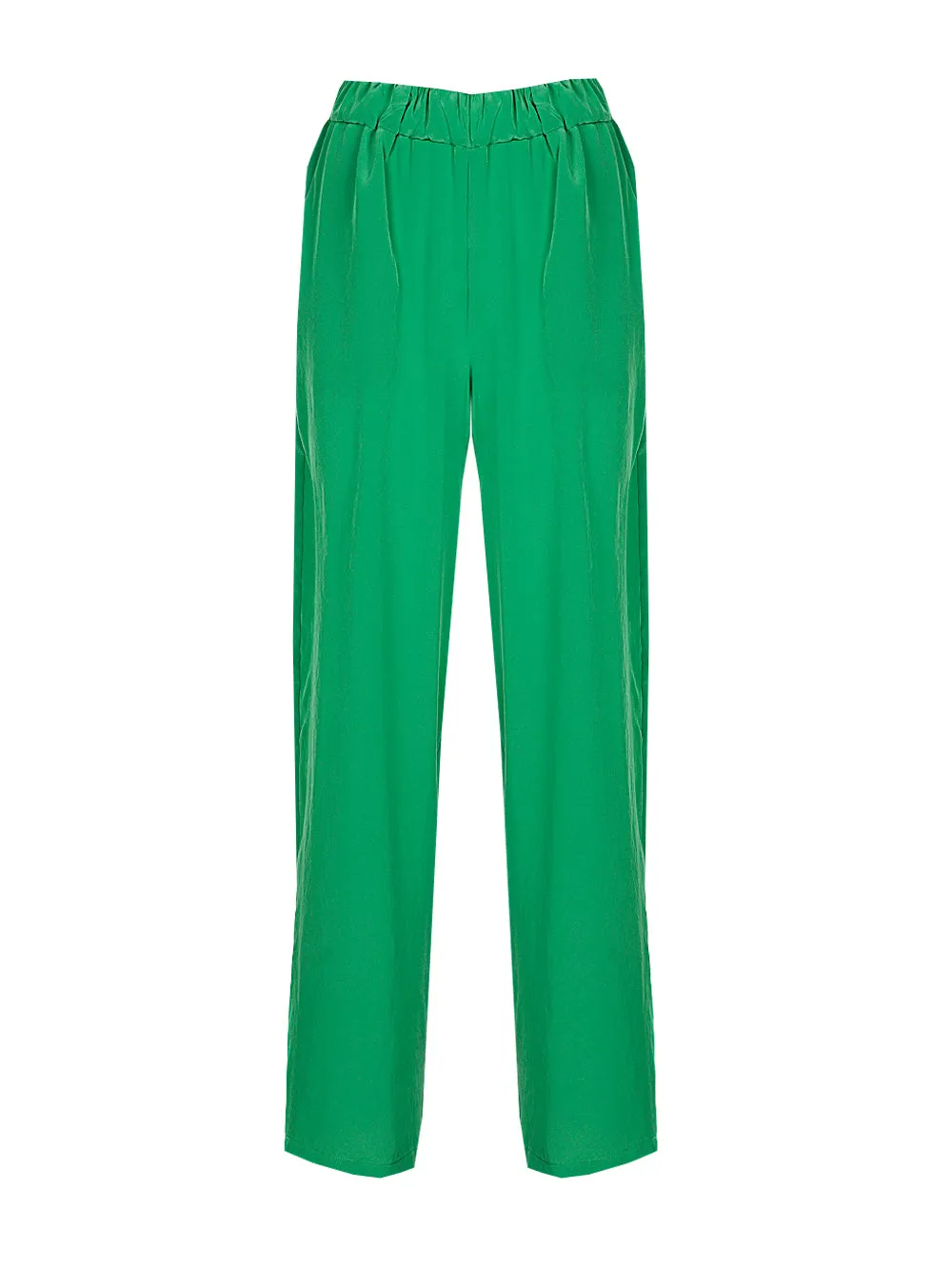 P.A.R.O.S.H. Elasticated-Waist Wide Leg Trousers