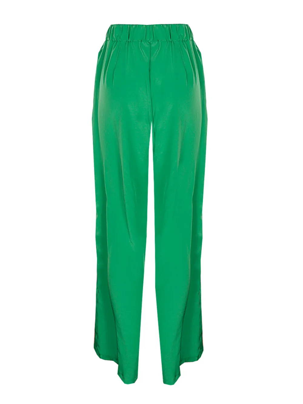 P.A.R.O.S.H. Elasticated-Waist Wide Leg Trousers
