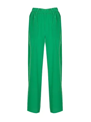 P.A.R.O.S.H. Elasticated-Waist Wide Leg Trousers