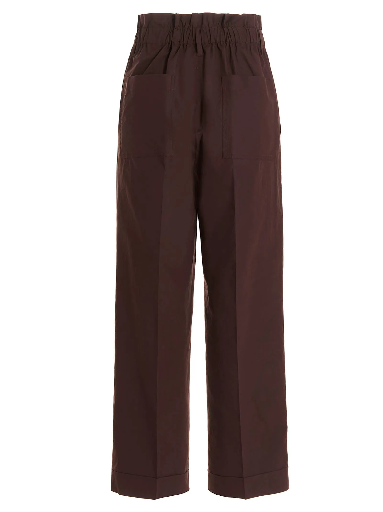 P.A.R.O.S.H. High-Rise Straight Leg Trousers