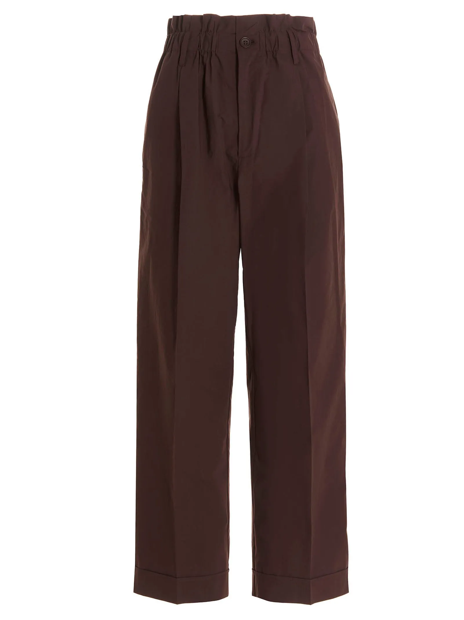 P.A.R.O.S.H. High-Rise Straight Leg Trousers