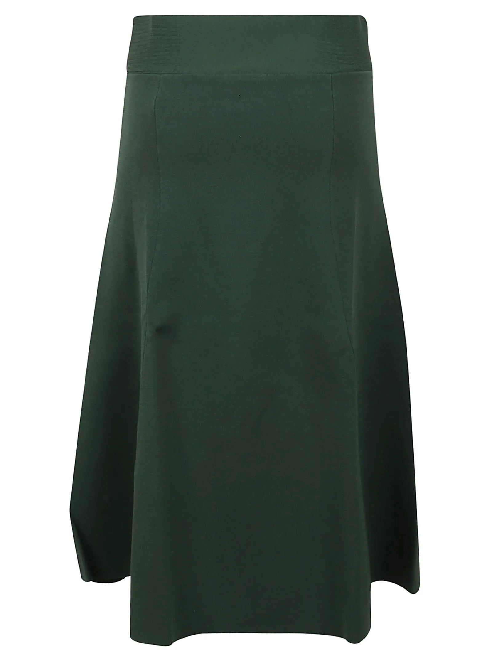 P.A.R.O.S.H. High Waisted Flared Midi Skirt