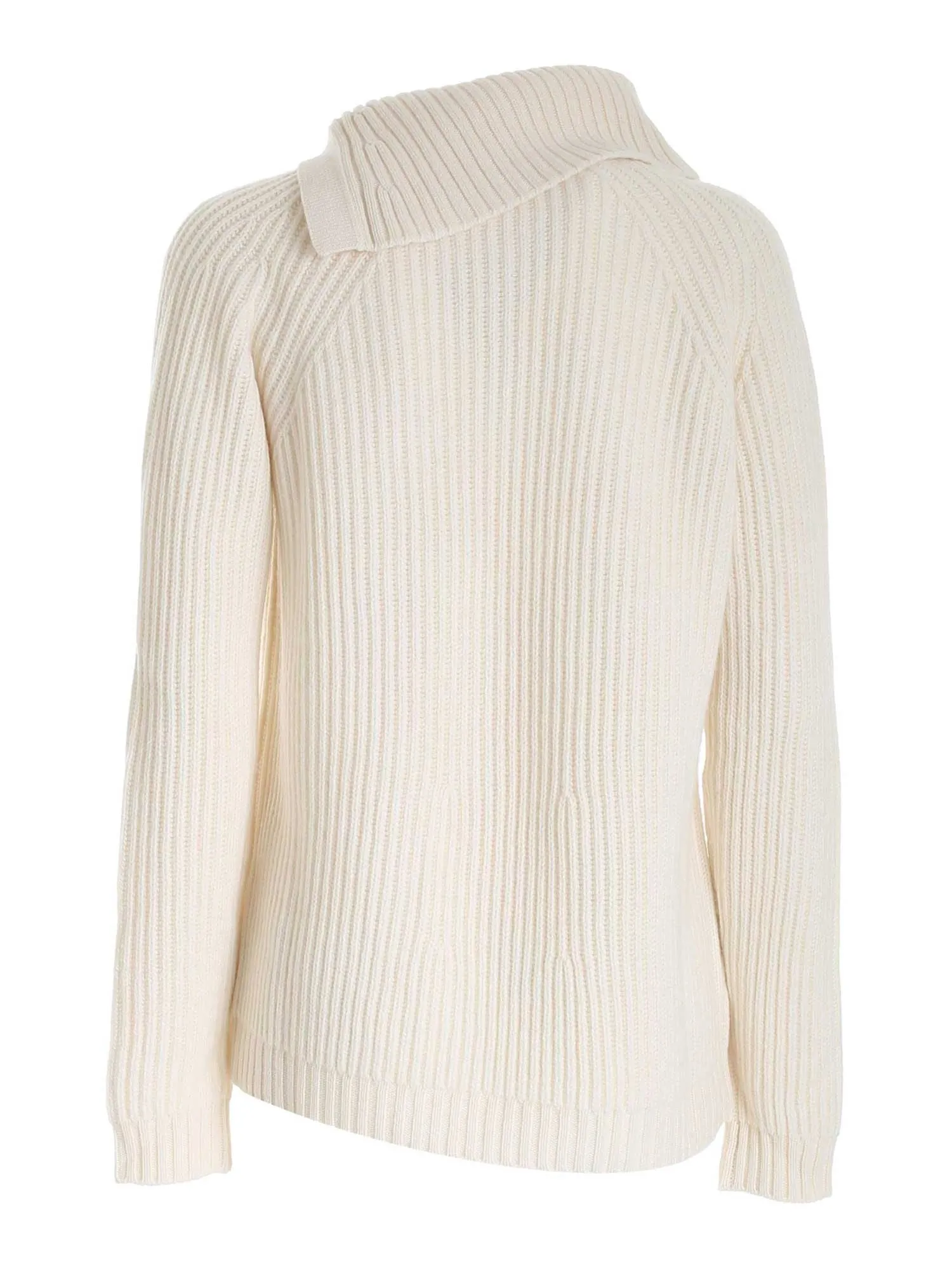 P.A.R.O.S.H. Liam Ribbed-Knit Button Detailed Jumper