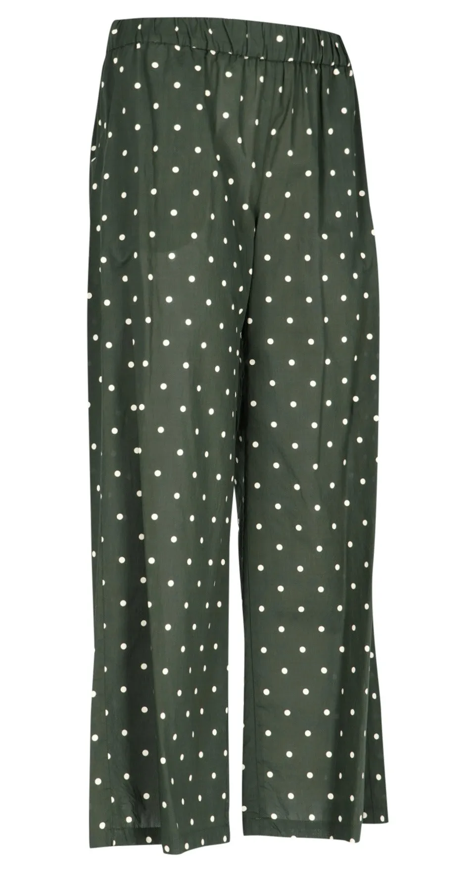 P.A.R.O.S.H. Polka-Dot Printed Wide Leg Trousers