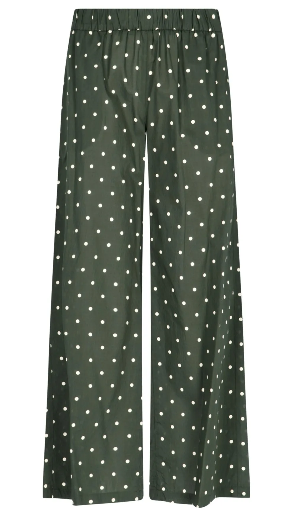P.A.R.O.S.H. Polka-Dot Printed Wide Leg Trousers