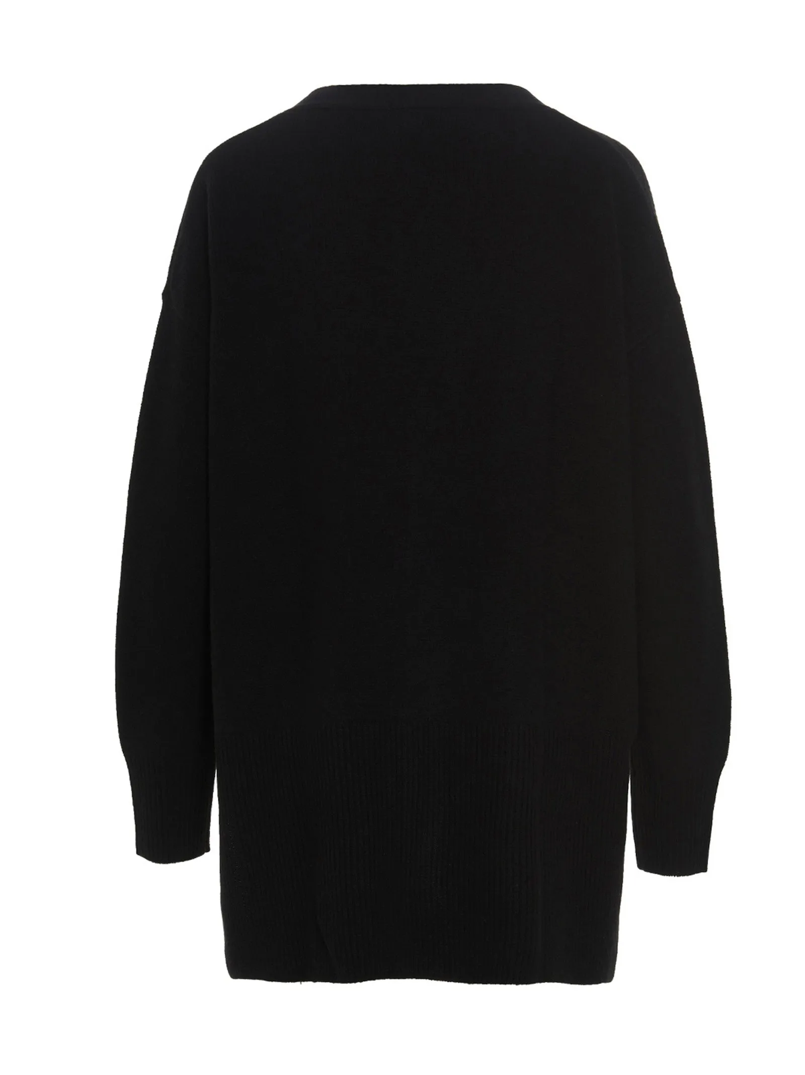 P.A.R.O.S.H. V-Neck Ribbed Knit Cardigan