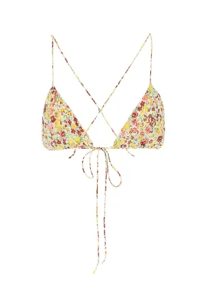 Philosophy Di Lorenzo Serafini All-Over Floral Printed Bikini Top
