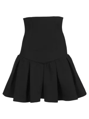 Philosophy Di Lorenzo Serafini Pleated Peplum Skirt